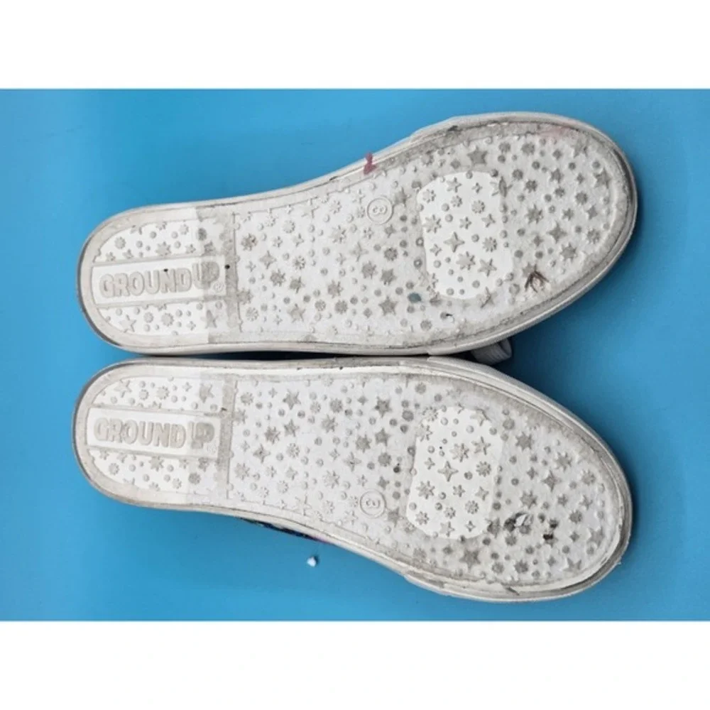 Super Mario Bro Shoes‎ Kids Size 3 Ground Up Low Top Laced